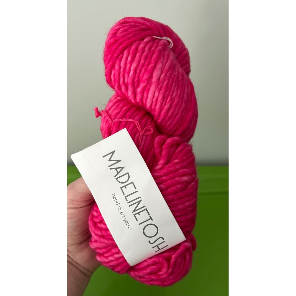 MadelineTosh ASAP Super Bulky Yarn Pop Rocks Pink 100% Superwash Merino 90yd